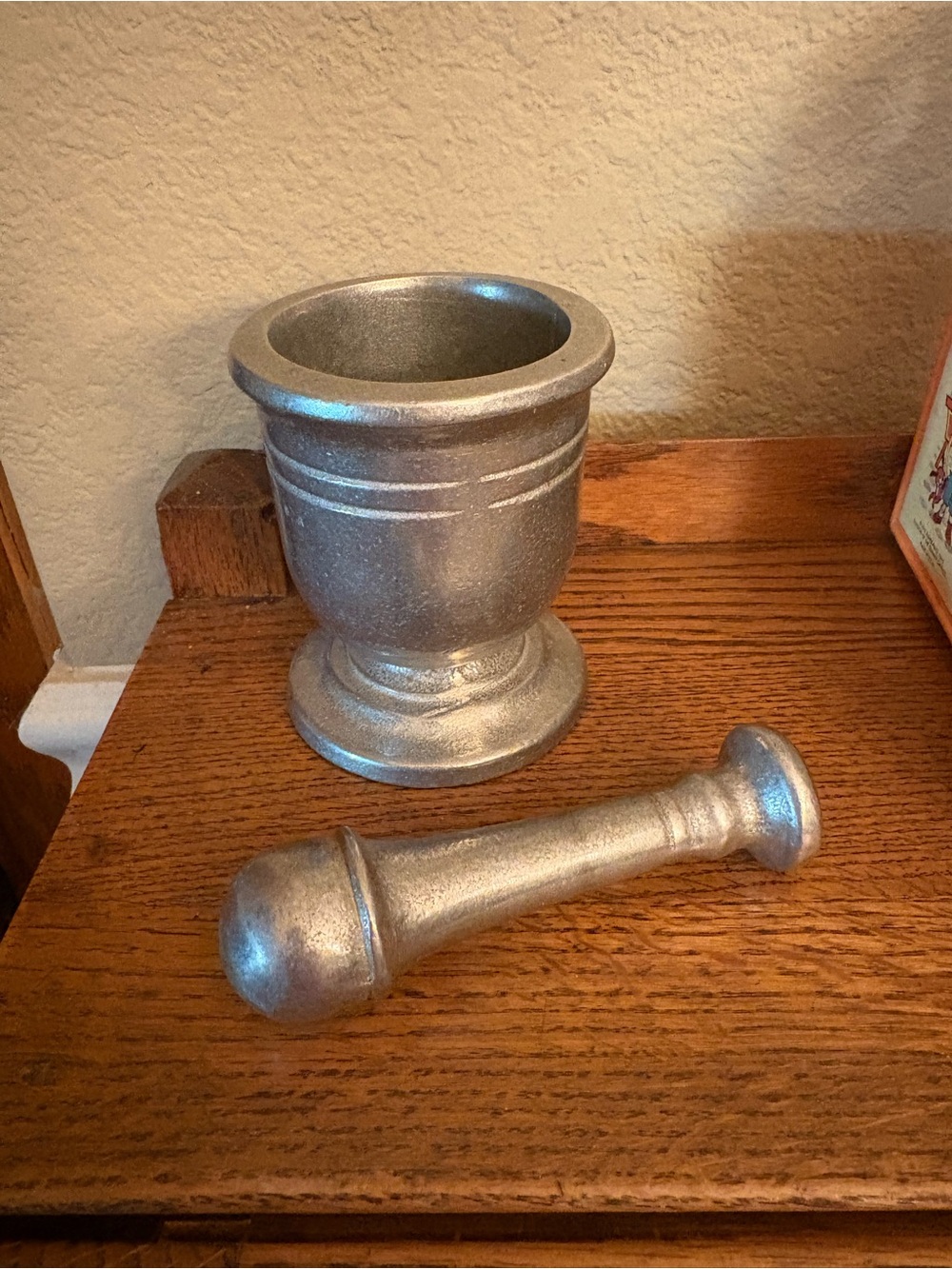Silver Mortar and Pestle - Picture 2 of 2